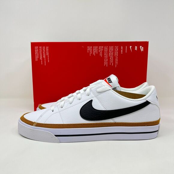 Nike White Athletic Shoes Classic Court Style - Picture 2 of 8